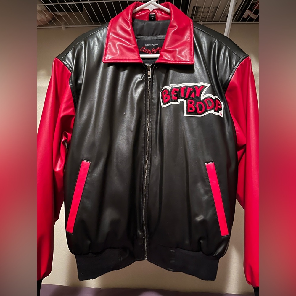 Betty Boop Faux Leather Jacket